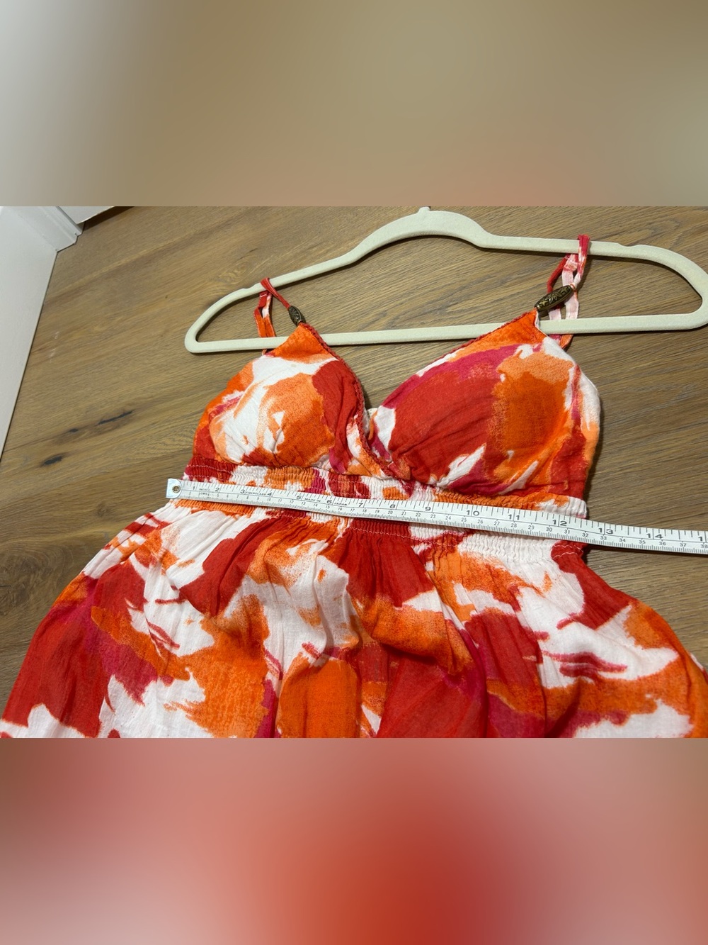 Summer sun dress tropical floral dress - Picture 10 of 11